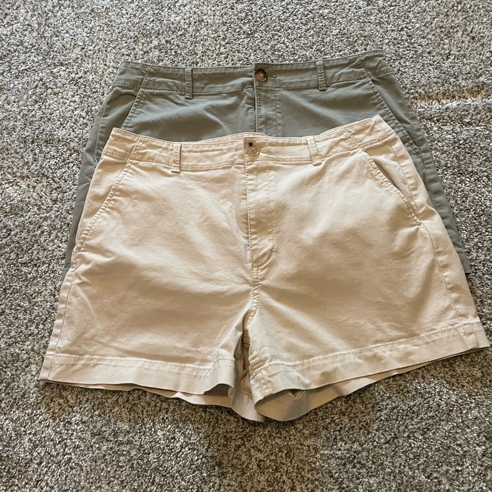 Loft twill shorts